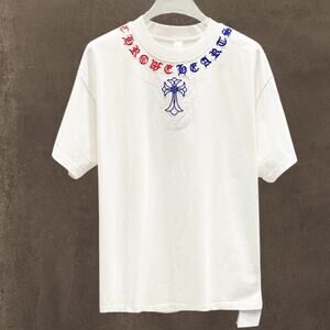 Chrome Hearts Men's White Short Sleeve
